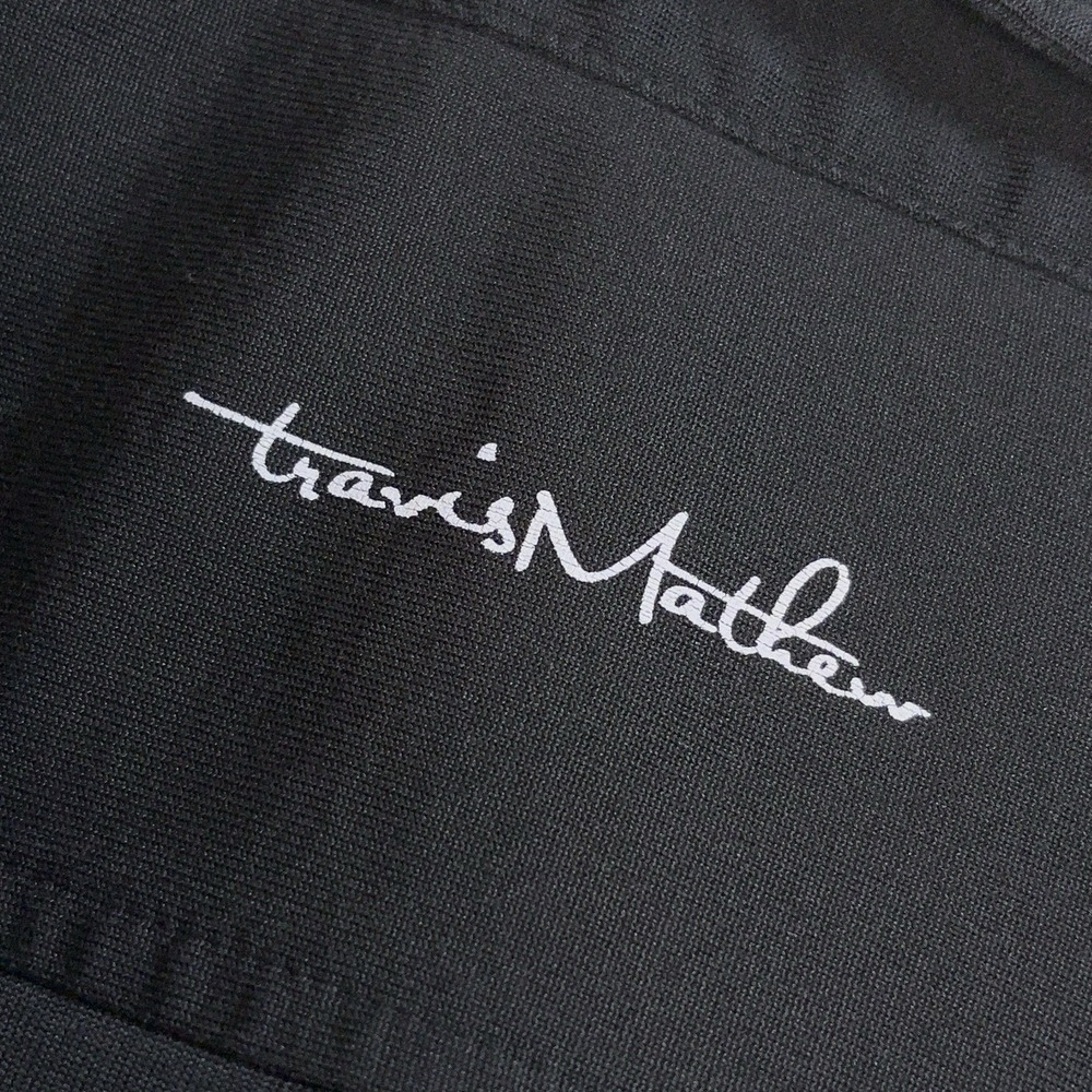 Travis‎ Mathew Double Pocket Golf Polo Men's L Black Pima Cotton Stretch *LOGO* - Picture 12 of 16